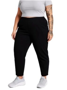 Athleta Plus Size Black Ankle Pants NWT size 22 or 3X